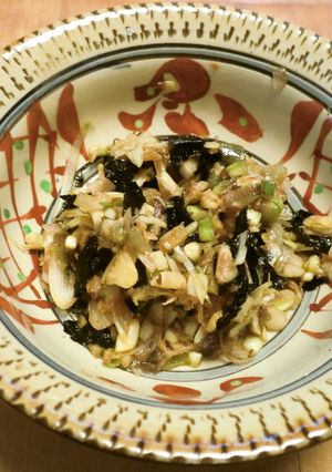 簡単、みょうがと海苔の和えもの-レシピのメイン写真