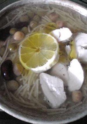 リゾット風冷製パスタ　鶏ハム添え-レシピのメイン写真