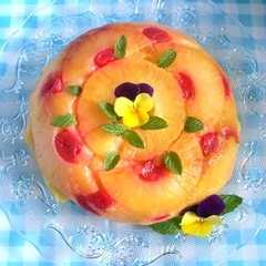รูปของ 炊飯器で♪アップサイドダウンケーキ☆