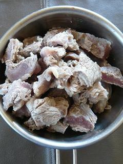 牛スジ肉の下処理-レシピのメイン写真