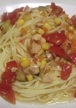 冷製パスタでヒンヤリセレブ気分！-レシピのメイン写真