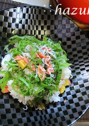 簡単☆沢庵入り鮭とシラスのまぜご飯-レシピのメイン写真