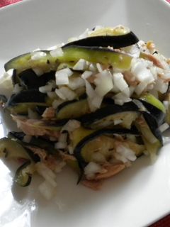 簡単★生ナスとツナのさっぱりサラダ-レシピのメイン写真