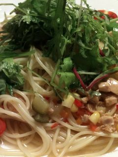 野菜たっぷり冷製パスタ-レシピのメイン写真
