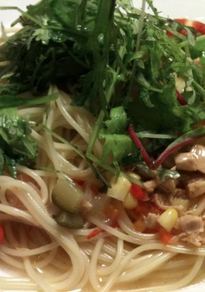 野菜たっぷり冷製パスタ-レシピのメイン写真