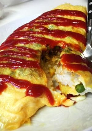 キーマ☆ドライ☆カレーのレトロオムライス-レシピのメイン写真
