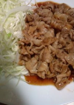 簡単〜♪がっつり!!豚の生姜焼き(^^)-レシピのメイン写真