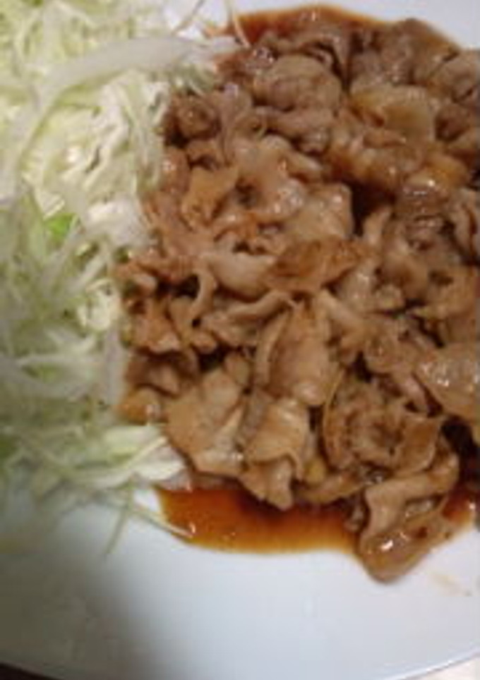 簡単〜♪がっつり!!豚の生姜焼き(^^)-レシピのメイン写真