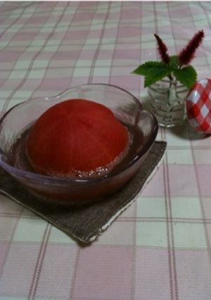冷やして美味し〜いトマトのコンポート♡-レシピのメイン写真