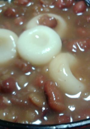 圧力鍋で時短!ぜんざい×お豆腐白玉-レシピのメイン写真