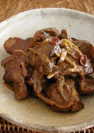 鶏レバーの生姜たっぷりオイスターソース煮-レシピのメイン写真