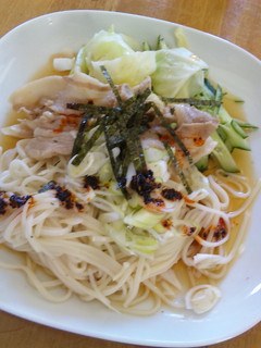 夏休みに!ぶっかけ冷しゃぶうどん!-レシピのメイン写真