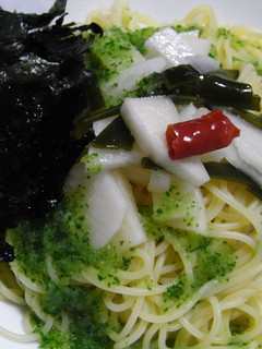 お漬物の冷製パスタwithきゅうりソース-レシピのメイン写真