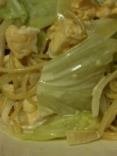 簡単【ポン酢】和風キャベツパスタ-レシピのメイン写真