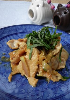＊コク旨涼味♪豚肉のみょうが焼き＊-レシピのメイン写真