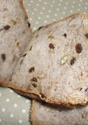 ホシノ☆全粒粉の胡桃レーズンパン-レシピのメイン写真