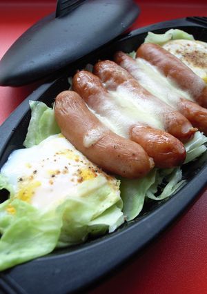 朝食に♬卵とウインナー♬-レシピのメイン写真