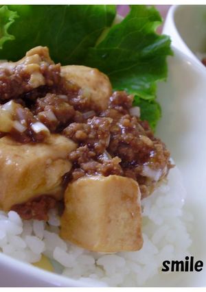 子供も一緒に!!辛くな～い！麻婆豆腐風-レシピのメイン写真