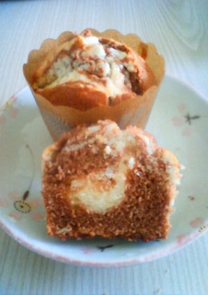 ふんわり☆ﾏｰﾌﾞﾙｶｯﾌﾟｹｰｷ-レシピのメイン写真