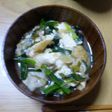 豚肉と豆腐とにらの中華煮