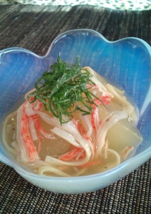 冬瓜のカニカマあんかけ柚胡椒風味-レシピのメイン写真