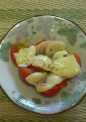 ホットミニトマトサラダ-レシピのメイン写真