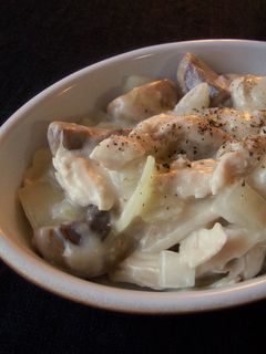 チキンとマッシュルームのクリーム煮-レシピのメイン写真