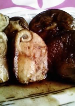 照り焼き風　椎茸のつくね詰め-レシピのメイン写真