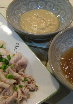 おいしい豚しゃぶのたれ、2種♪-レシピのメイン写真