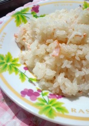 カニカマ＋玉ねぎで手軽に♪ピラフ♪-レシピのメイン写真