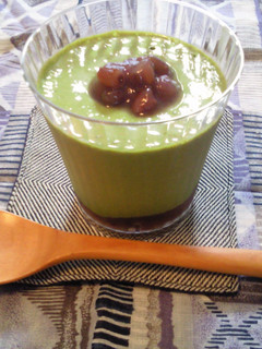 ★とろとろお抹茶小豆の豆腐ムース★-レシピのメイン写真