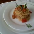 カペッリーニ<冷製パスタ>で白ワインを