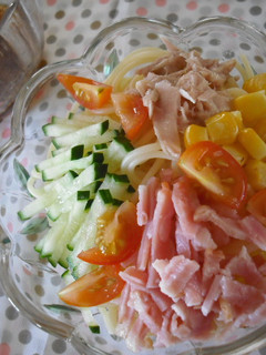 パスタde冷やし中華!-レシピのメイン写真