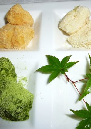 リッチなミルクもち3種☆　濃厚みりん風味-レシピのメイン写真