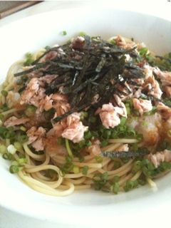 ツナおろしの和風冷製パスタ-レシピのメイン写真