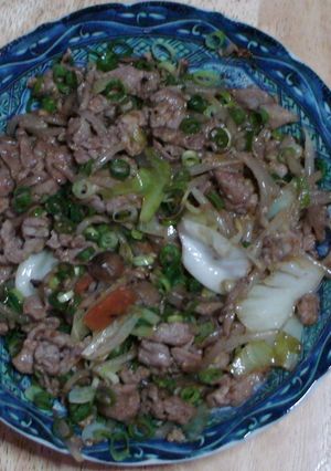 豚肉ときのこ&もやしの味噌炒め-レシピのメイン写真