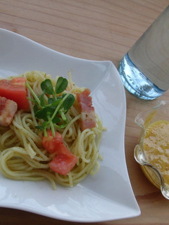 フワフワ納豆の冷製パスタ-レシピのメイン写真