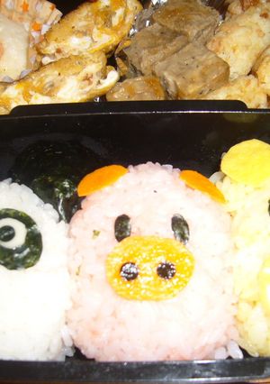 パンダ・ぶた・くま-レシピのメイン写真
