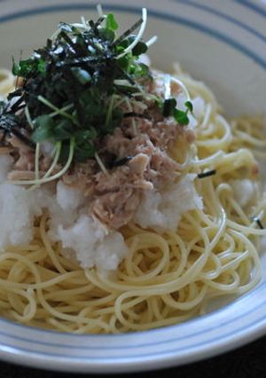 ツナと大根おろしの冷たいスパゲティ-レシピのメイン写真