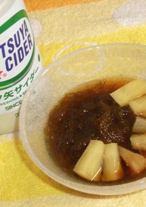 パイン入りもずく酢の　さっぱりしゅわ―♥-レシピのメイン写真