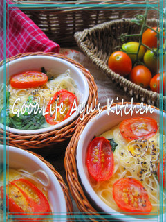☺ヘルシー素麺キッシュ☺-レシピのメイン写真