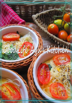 ☺ヘルシー素麺キッシュ☺-レシピのメイン写真