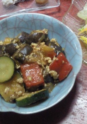 夏野菜マーボー-レシピのメイン写真
