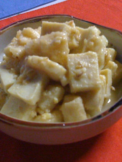 高野豆腐と油揚げの酢味噌添え♪-レシピのメイン写真