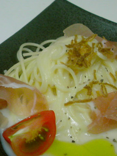 冷製パスタ・ビシソワーズ生ハム添え-レシピのメイン写真