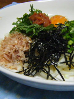 梅と大葉のさっぱりうどん-レシピのメイン写真