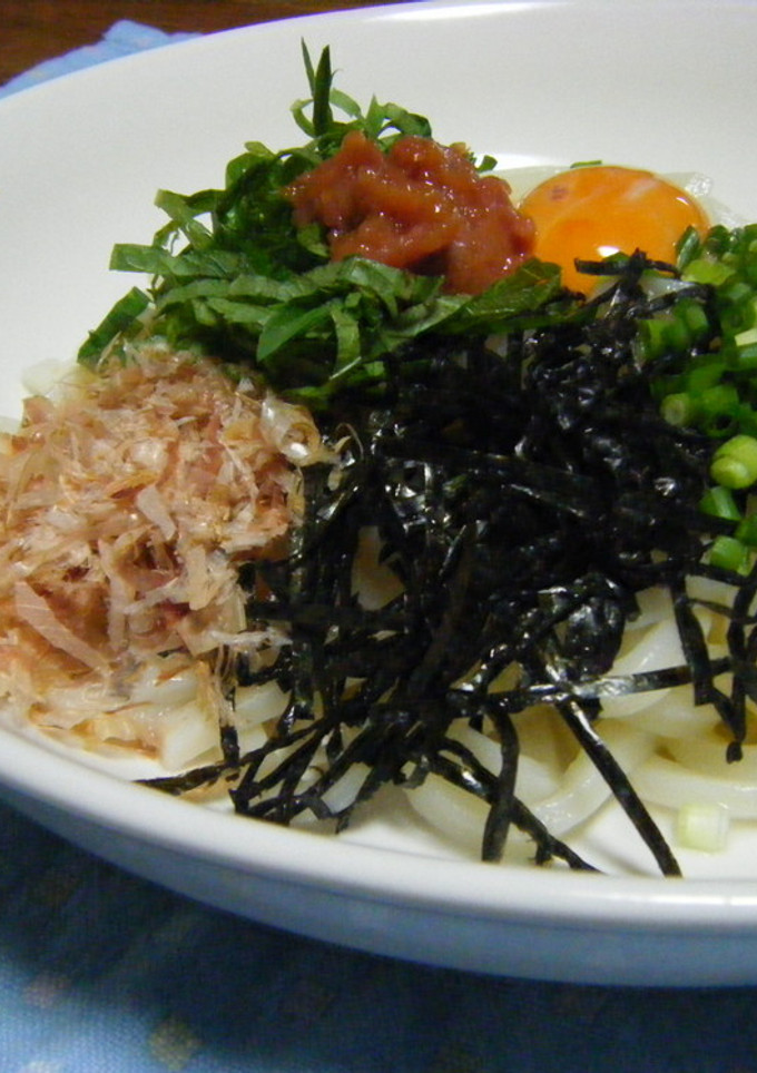 梅と大葉のさっぱりうどん-レシピのメイン写真