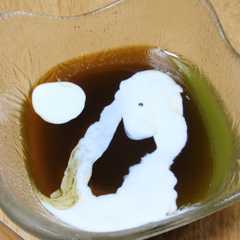 รูปของ 抹茶ゼリー・黒蜜クリームがけ