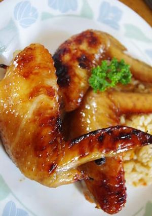グリルで手羽先の照り焼き-レシピのメイン写真