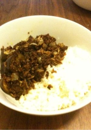 ナスのカリカリキーマカレー-レシピのメイン写真